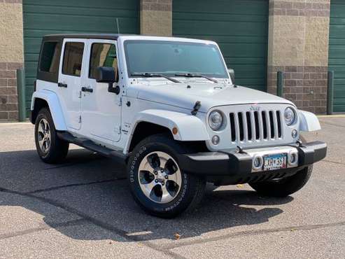 2017 Jeep Wrangler Unlimited Sahara 4x4 🔥Only 92k miles🔥 - cars &... for sale in Saint Paul, MN