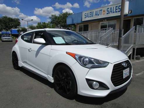 2013 Hyundai VELOSTER TURBO - 6 SPEED MANUAL TRANSMISSION - LEATHER for sale in Sacramento , CA