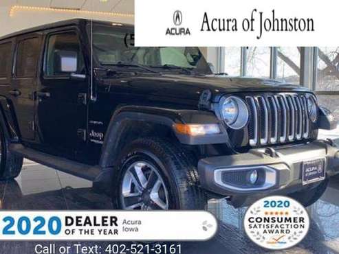 2019 Jeep Wrangler Unlimited Sahara suv Black - - by for sale in Johnston, NE