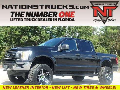 2018 FORD F150 XLT Super Crew 4X4 LIFTED TRUCK - CLEAN CARFAX for sale in Sanford, FL