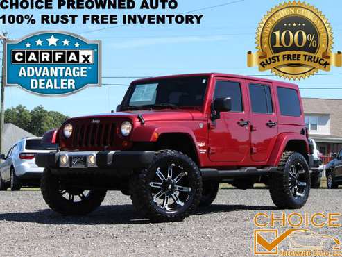 🍒3 INCH RCX LIFTED🔥2012 JEEP WRANGLER UNLIMITED SAHARA 4X4 #EYEFULL for sale in KERNERSVILLE, NC