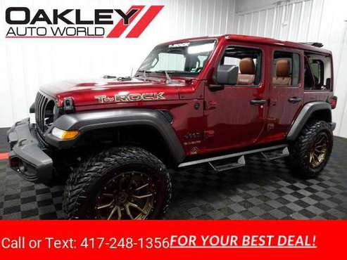 2021 Jeep Wrangler Unlimited T-ROCK sky POWER Top hatchback... for sale in Branson West, MO