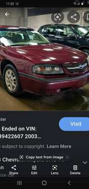 2003 Chevrolet Impala for sale in Castle Hayne, NC