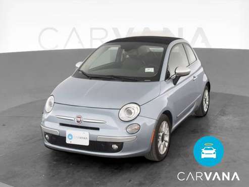 2013 FIAT 500 500c Lounge Cabrio Convertible 2D Convertible Blue - -... for sale in Ronkonkoma, NY