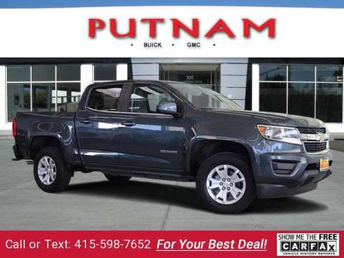2019 Chevy Chevrolet COLORADO Crew Cab LT pickup Gray for sale in Burlingame, CA