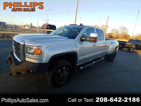 2015 GMC Sierra 3500 Crew Cab 4dr 154.5 WB 4WD DRW - cars & trucks -... for sale in Payette, ID