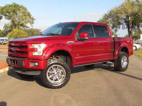 2015 FORD F150 LARIAT SUPERCREW FWD LOW MILES!! - cars & trucks - by... for sale in TAMPA, FL