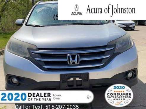 2012 Honda CRV EX-L suv Silver - - by dealer - vehicle for sale in Johnston, IA