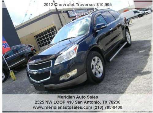 2012 CHEVROLET TRAVERSE LT 4DR, SUPER CLEAN AND NICE SUV, LOOK!!! -... for sale in San Antonio, TX