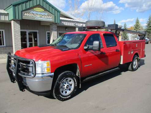 2014 chevrolet 3500 duramax diesel crew cab utility 4x4 4wd - cars &... for sale in Forest Lake, MN