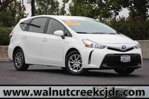 2017 Toyota Prius v White GO FOR A TEST DRIVE! - cars & trucks - by... for sale in Walnut Creek, CA