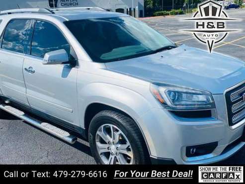 2014 GMC Acadia SLT 1 4dr SUV suv Silver - cars & trucks - by dealer... for sale in Fayetteville, AR