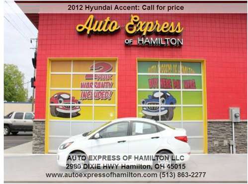 2012 Hyundai Accent 499 Down TAX BUY HERE PAY HERE for sale in Hamilton, OH