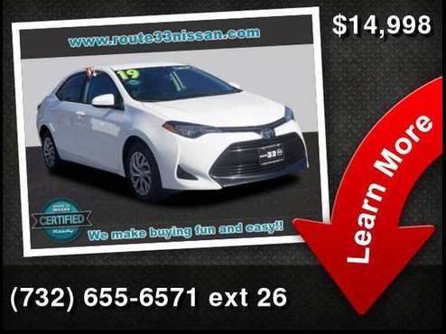 2019 Toyota Corolla LE - - by dealer - vehicle for sale in HAMILTON SQUARE, NJ