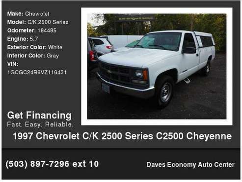 1997 Chevrolet Chevy C/K 2500 Series C2500 Cheyenne - cars & trucks... for sale in Portland, OR