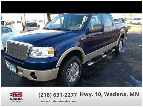 2007 Ford F150 SuperCrew Cab - Financing Available! - cars & trucks... for sale in Wadena, MN