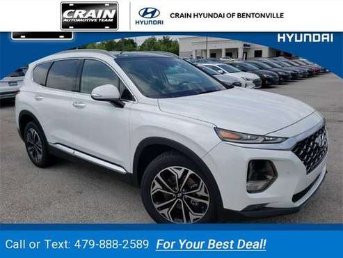 2019 Hyundai Santa Fe Limited 2.0T suv Quartz for sale in Bentonville, AR