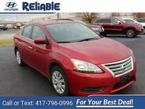 2014 Nissan Sentra S sedan Red Brick - cars & trucks - by dealer -... for sale in Springfield, MO