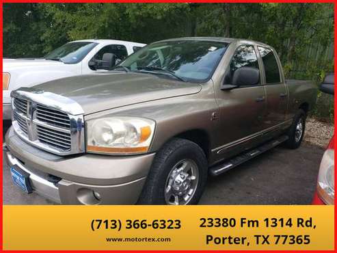 2006 Dodge Ram 2500 Quad Cab - Financing Available! for sale in Porter, TX
