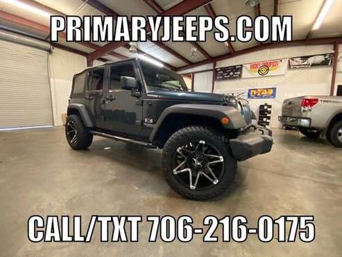 2008 Jeep Wrangler Unlimited IN HOUSE FINANCE - FREE SHIPPING - cars... for sale in DAWSONVILLE, AL