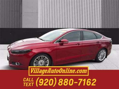 2014 Ford Fusion SE - cars & trucks - by dealer - vehicle automotive... for sale in Oconto, WI