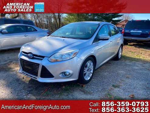 2012 Ford Focus 4dr Sdn SEL - cars & trucks - by dealer - vehicle... for sale in DELRAN, NJ