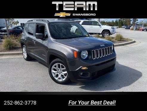 2018 Jeep Renegade Latitude suv Gray - cars & trucks - by dealer -... for sale in Swansboro, NC