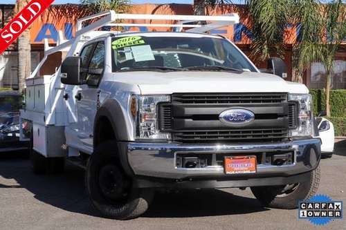 2017 Ford F-550 Diesel XL Dually Crew Cab RWD Utility Truck #33795 -... for sale in Fontana, CA