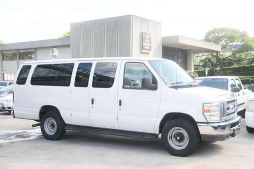 2009 FORD E350 VAN 15 SEATER AC V8 GAS AUTO - cars & trucks - by... for sale in Honolulu, HI