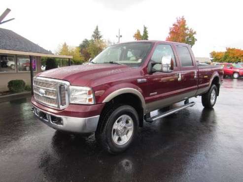 2006 Ford f-350 f350 f 350 SD Lariat Crew Cab 4WD - POWERSTROKE DIESEL for sale in Portland, OR