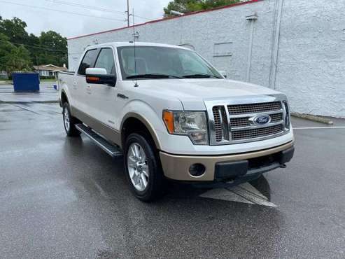 2011 Ford F-150 F150 F 150 Lariat 4x4 4dr SuperCrew Styleside 5 5 for sale in TAMPA, FL