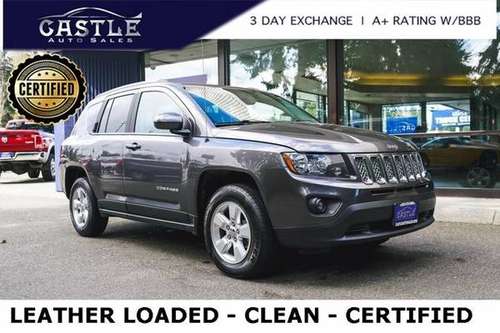 2016 Jeep Compass Certified Latitude SUV - - by dealer for sale in Lynnwood, WA