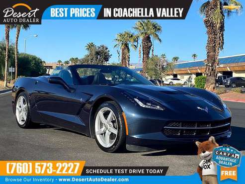 2014 Chevrolet Corvette Stingray 9,000 MILES LIKE NEW 1LT... for sale in Palm Desert , CA