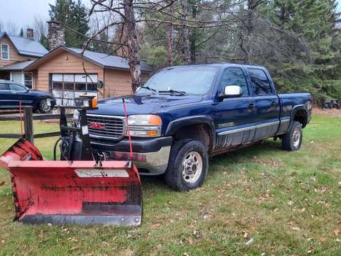 2001 gmc with 9'2boss plow - cars & trucks - by owner - vehicle... for sale in Washburn, WI