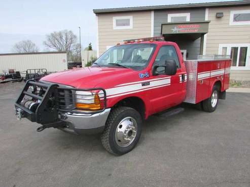 2000 Ford F-550 4x4 Reg Cab Fire Grass Truck for sale in IL