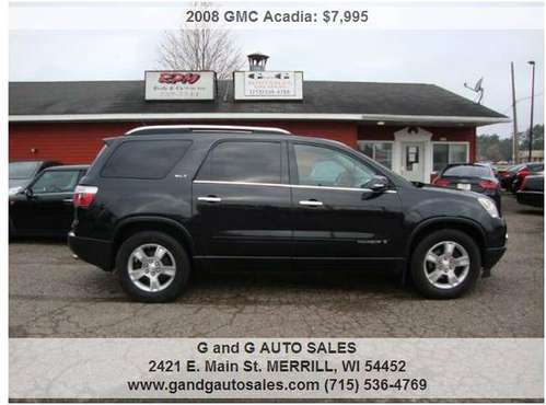 2008 GMC Acadia SLT 2 AWD 4dr SUV 163321 Miles - - by for sale in Merrill, WI