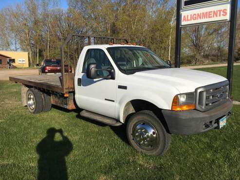 1999 Ford F-450 Flatbed - cars & trucks - by owner - vehicle... for sale in Glenwood, MN