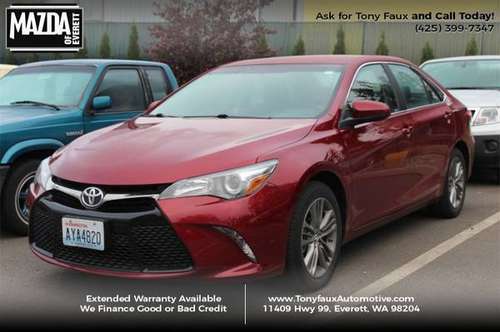 2015 Toyota Camry 4dr Sdn I4 Auto SE Call Tony Faux For Special... for sale in Everett, WA