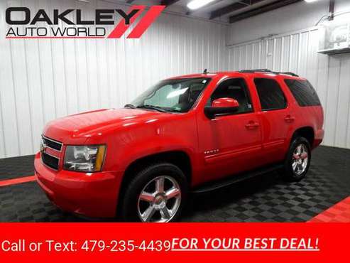 2011 Chevy Chevrolet Tahoe 4dr LT hatchback Red - - by for sale in Branson West, AR