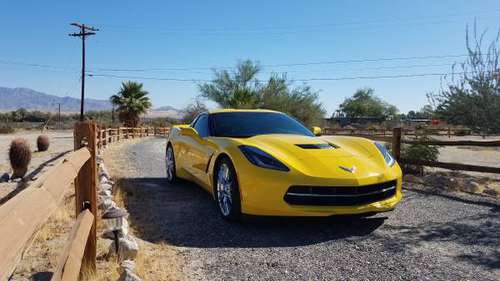 2016 Corvette Yellow Auto 9000miles for sale in Borrego Springs, CA