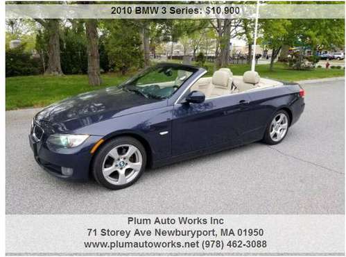 2010 BMW 328i 2 DR HARDTOP CONVERTIBLE 3 0 L V6 AUTOMATIC ALL for sale in Newburyport, MA