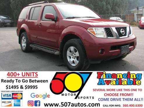2005 Nissan Pathfinder SE 4WD - cars & trucks - by dealer - vehicle... for sale in Roy, WA