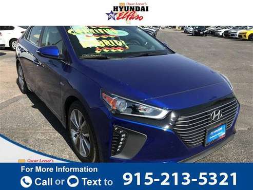 2019 Hyundai Ioniq Hybrid Limited hatchback intense blue metallic -... for sale in El Paso, TX