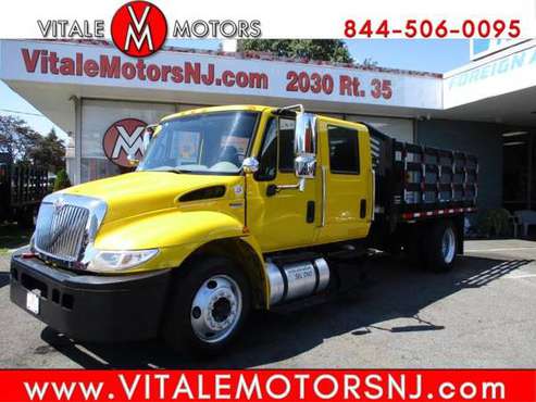 2011 International 4300 CREW CAB, 11 7 STAKE, FLAT BED TRUCK ** CAN... for sale in South Amboy, PA