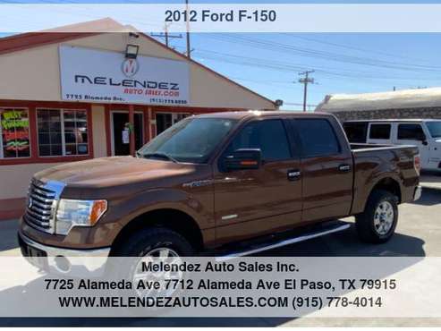 2012 Ford F-150 4WD SuperCrew 145 XLT - - by dealer for sale in El Paso, TX
