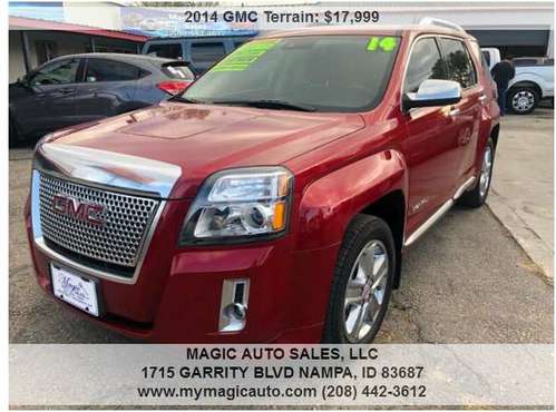 Entertainment System!!..2014 GMC Terrain Denali...Navigation!! -... for sale in Nampa, ID