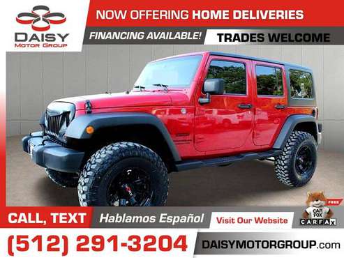 2012 Jeep Wrangler Unlimited 4WDSport 4 WDSport 4-WDSport for only for sale in Round Rock, TX