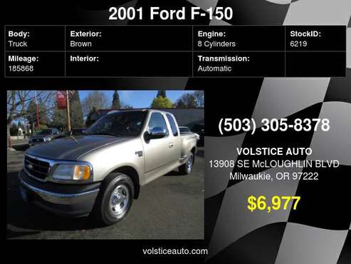 2001 Ford F-150 Supercab Flareside XLT *BRONZE* RUNS & LOOKS AWESOME... for sale in Milwaukie, OR