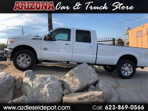 2012 Ford F350 Super Duty Crew Cab Larriat long bed 4x4, ONE OWNER for sale in Phoenix, AZ