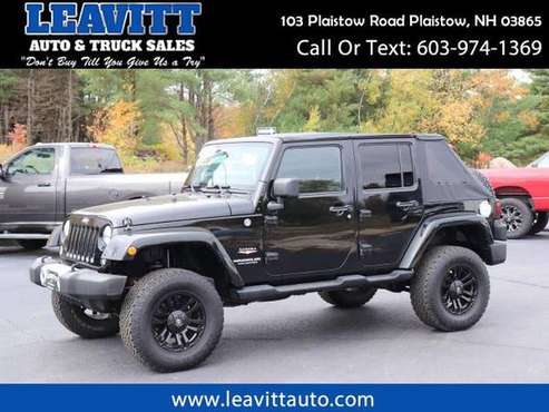 2014 Jeep Wrangler Unlimited SAHARA BRAND NEW TOP AFTERMARKET WHEELS... for sale in Plaistow, ME